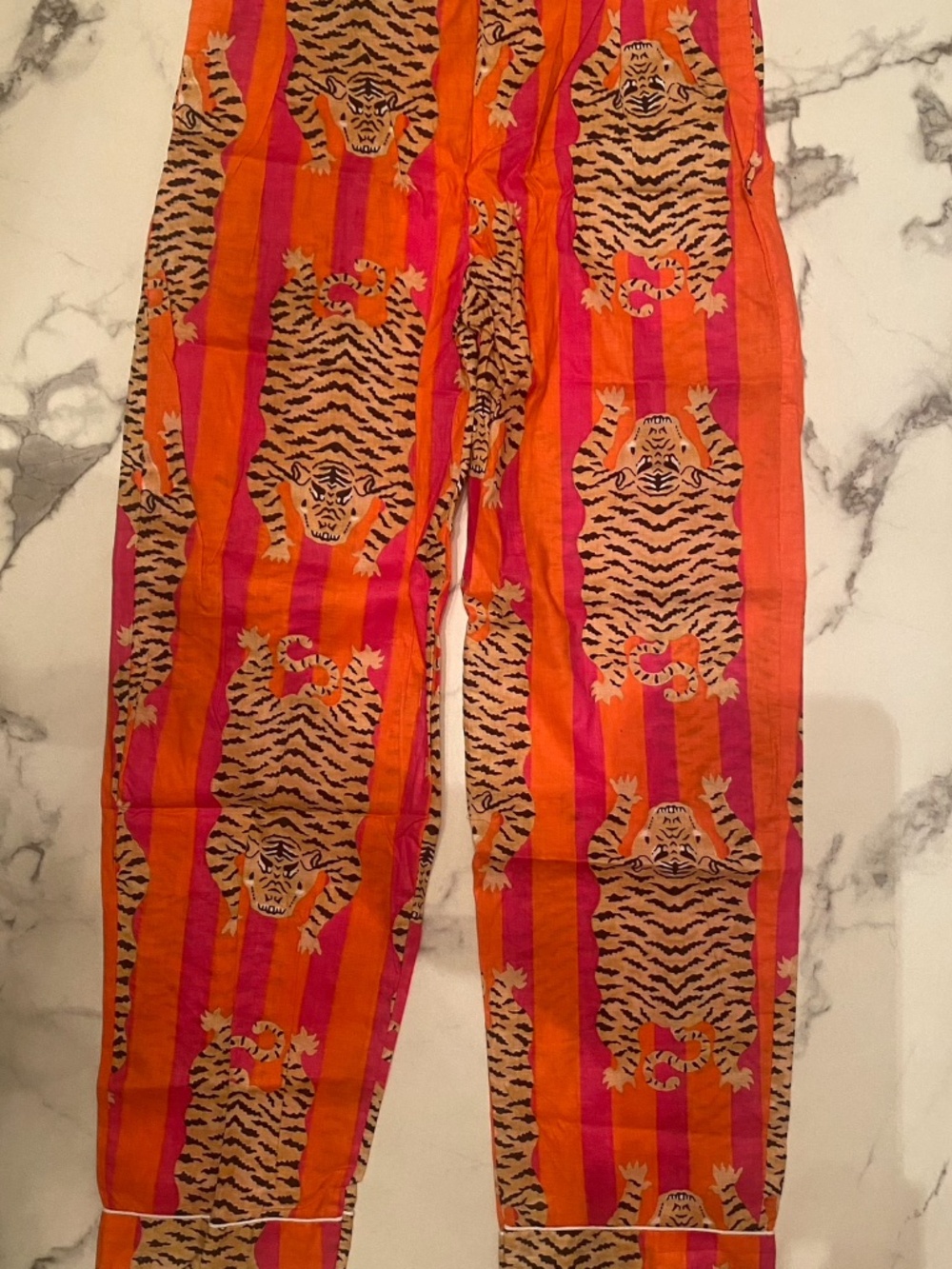 NWOT Handmade Hand block pajama set - Picture 3 of 5
